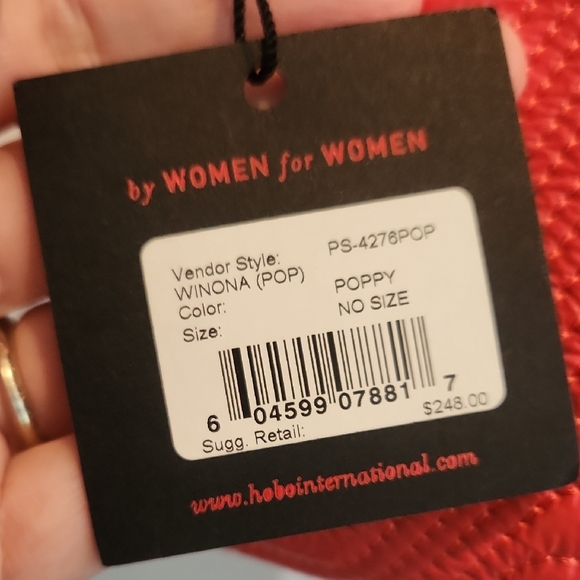 HOBO Vibrant Red Tote Bag - Picture 2 of 8